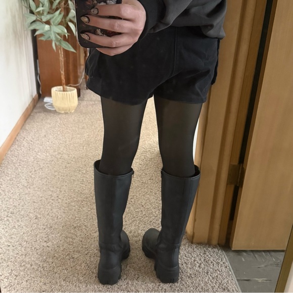 ASOS Carla Wide Calf Chunky Sole Tall Knee Boots - Picture 4 of 10